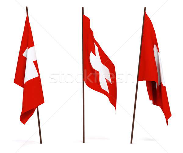 Bandera Suiza blanco cultura banner guardia Foto stock © anyunoff