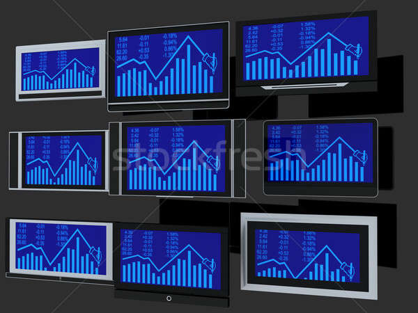 TV screens Stock photo © anyunoff
