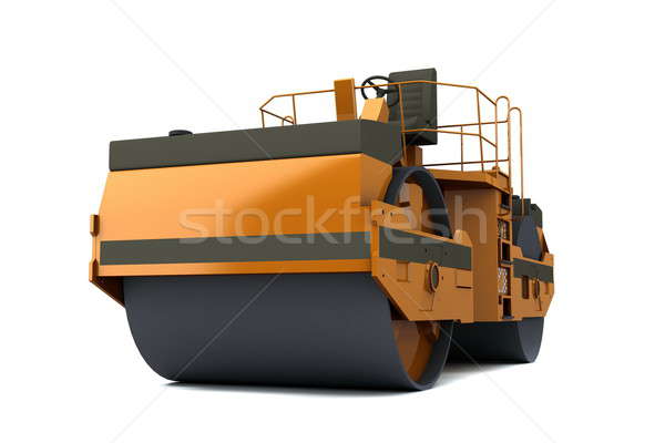 Stock photo: Paver machine