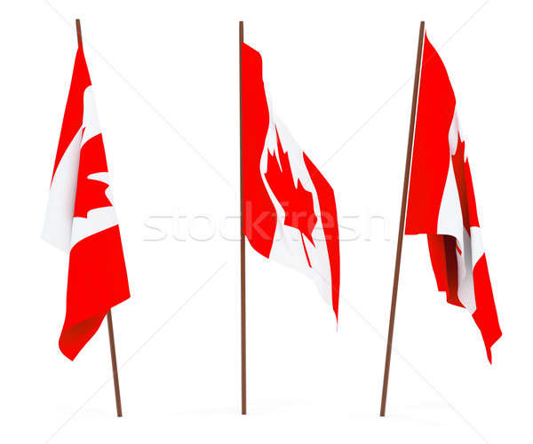 Flag of Canada Stock photo © anyunoff