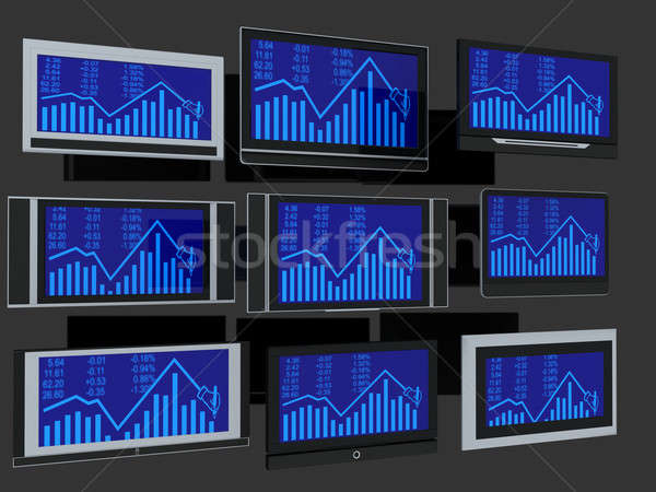 TV screens Stock photo © anyunoff