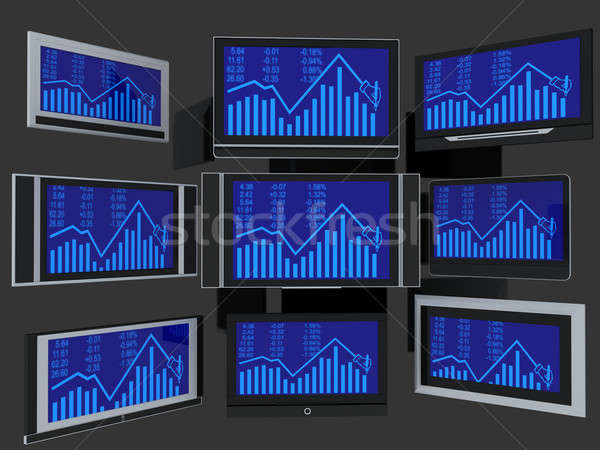 TV screens Stock photo © anyunoff