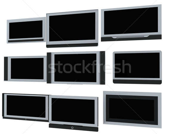 TV screens Stock photo © anyunoff