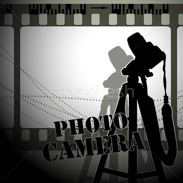 Photo caméra illustration peuvent utilisé technologie [[stock_photo]] © Aqua