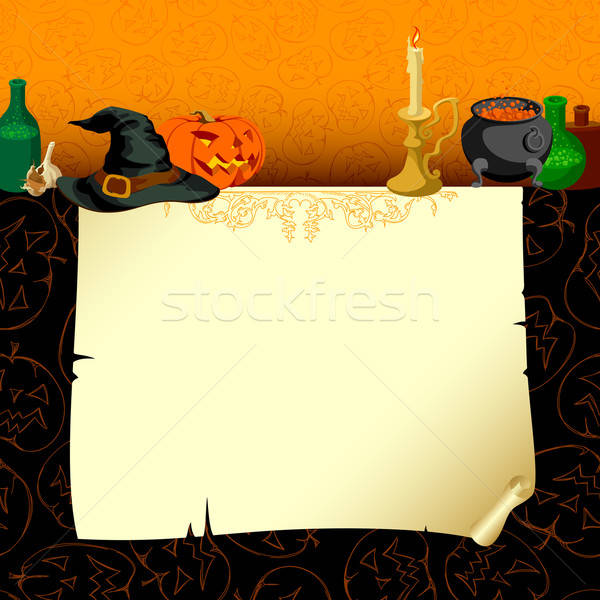 Halloween illustrazione utile designer lavoro abstract Foto d'archivio © Aqua