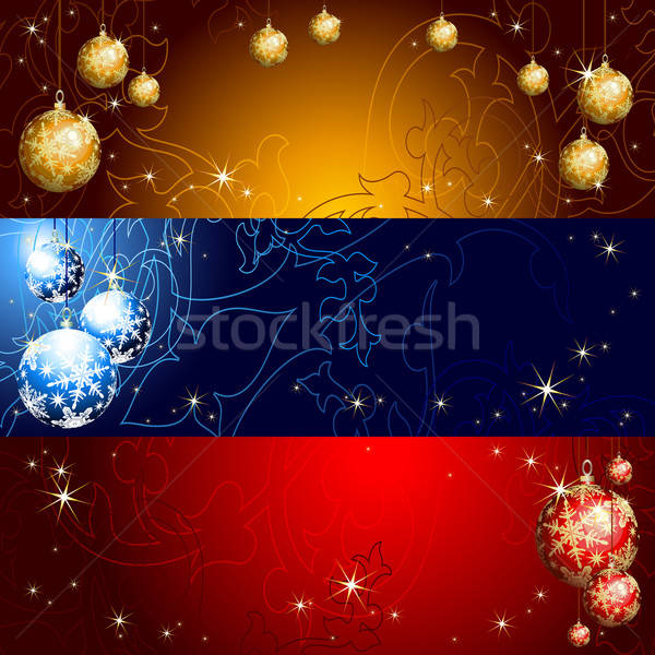 Natale banner illustrazione utile designer lavoro Foto d'archivio © Aqua