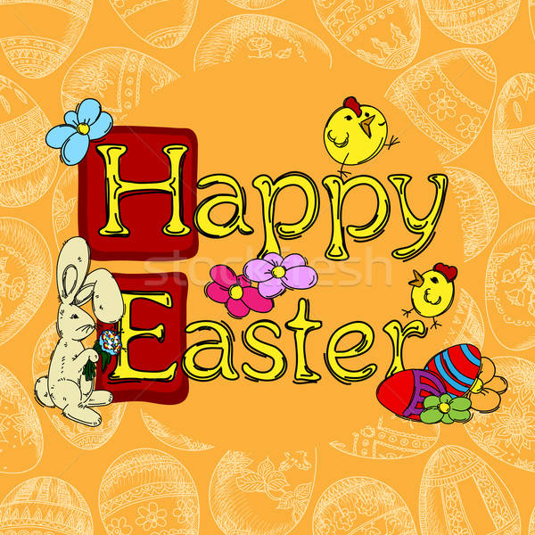 Easter background Stock photo © Aqua
