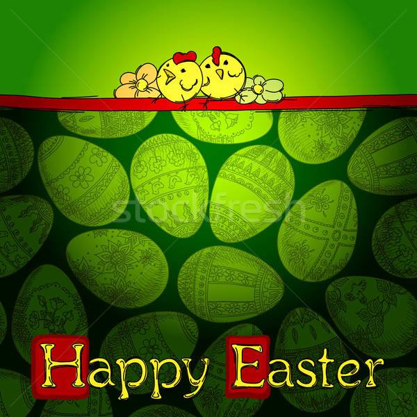 Easter background Stock photo © Aqua