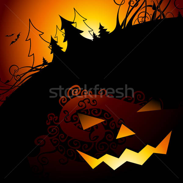 Halloween illustrazione utile designer lavoro frame Foto d'archivio © Aqua