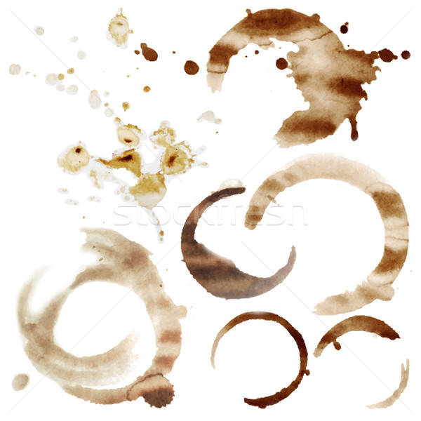 Vin abstract ilustrare putea folosit cafea Imagine de stoc © Aqua