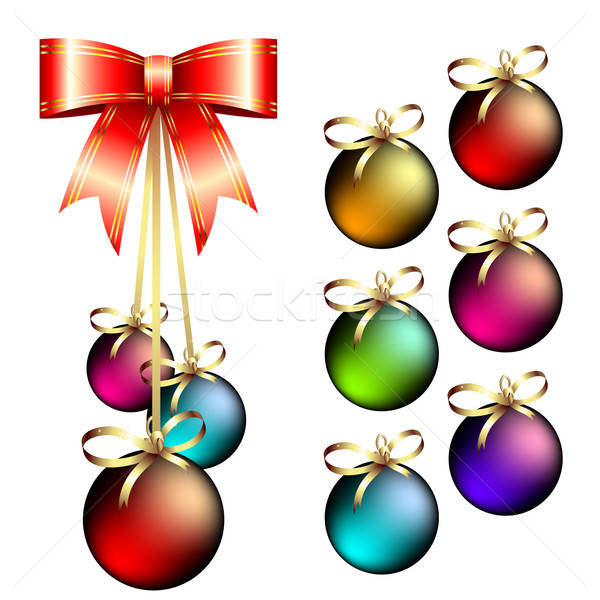 Christmas ilustracja przydatny projektant pracy drzewo Zdjęcia stock © Aqua