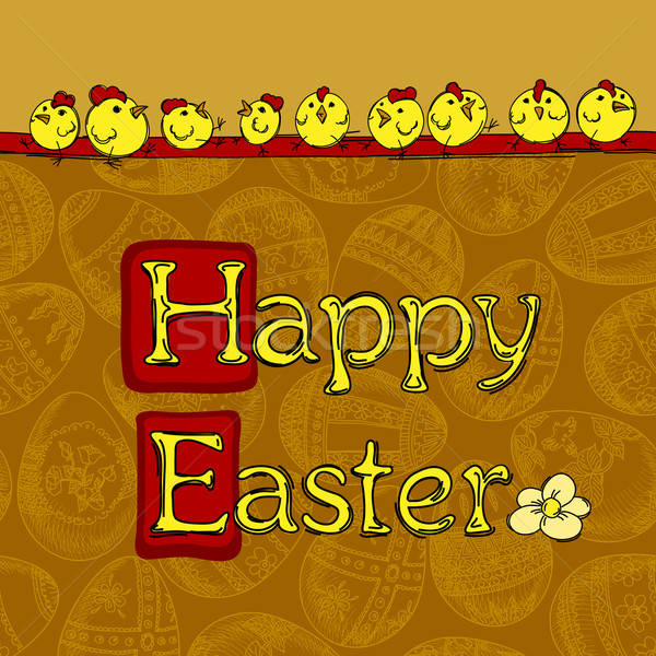 Easter background Stock photo © Aqua