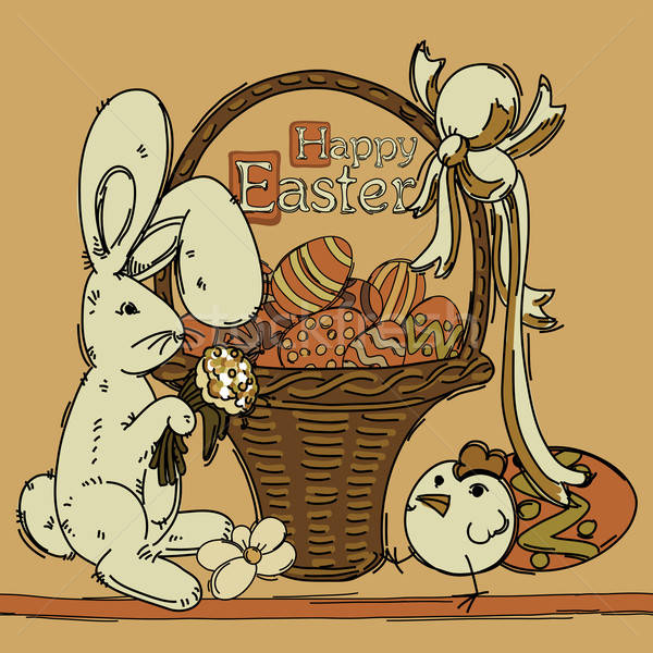 Easter background Stock photo © Aqua