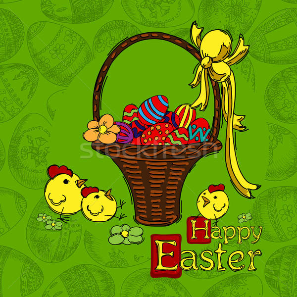 Easter background Stock photo © Aqua