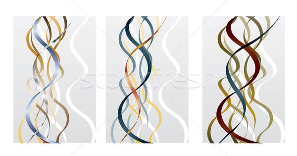 Vertical card templates Stock photo © archymeder