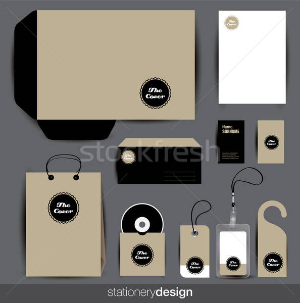Stationery design set Stock photo © archymeder