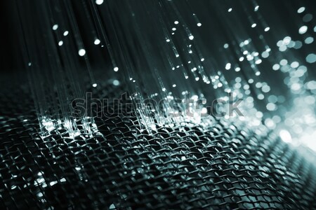 Fiber optics background with lots of light spots Stock photo © arcoss