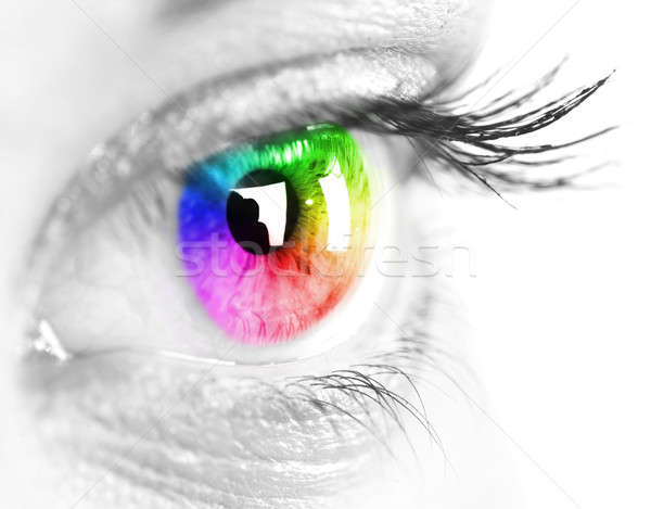 Colorful eye Stock photo © arcoss