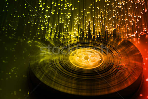 Mágneses zene technológia doboz diszkó csoport Stock fotó © arcoss