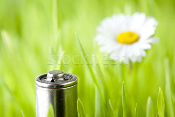 battery on a fresh grass Stock photo © arcoss