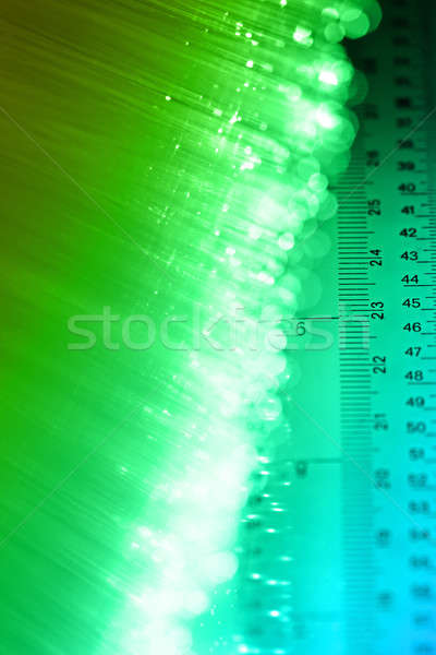 繊維 光学 光 斑 オフィス 作業 ストックフォト © arcoss