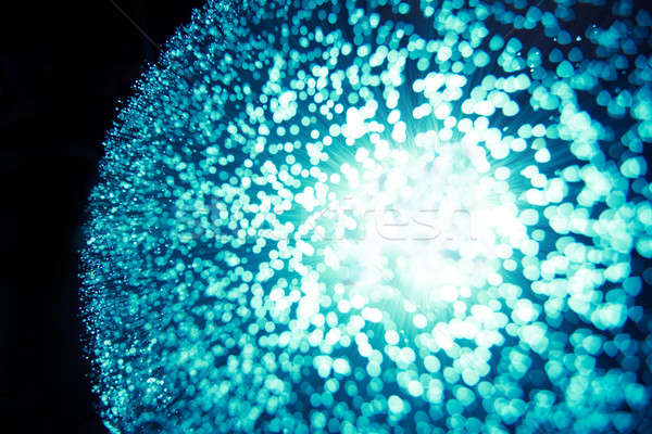 Fiber optics background with lots of light spots Stock photo © arcoss