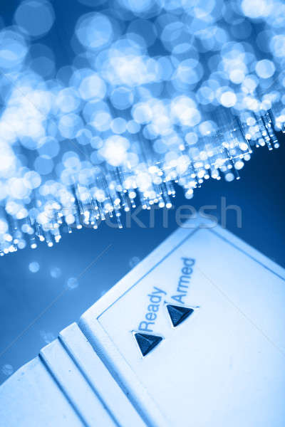 Fiber optics background with lots of light spots Stock photo © arcoss