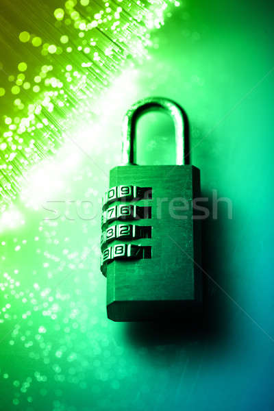 Fiber optics background with lots of light spots Stock photo © arcoss