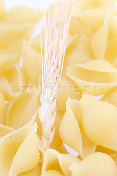 パスタ 食品 背景 ディナー 料理 黄色 ストックフォト © arcoss