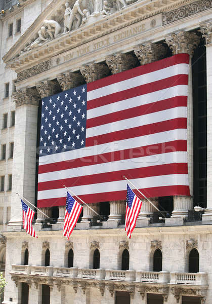 Wall Street Bina duvar finanse stok finansal Stok fotoğraf © arcoss