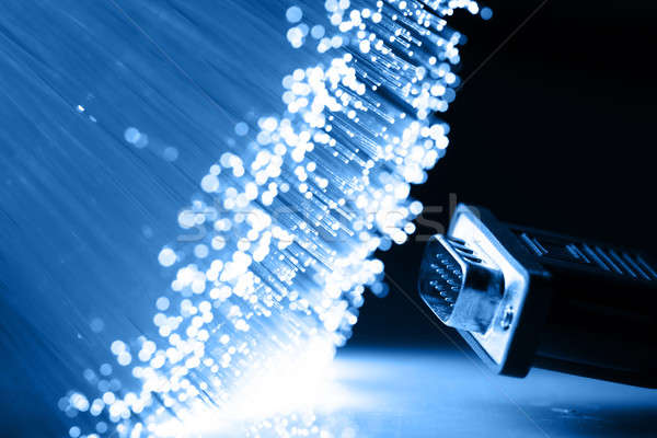 волокно оптика свет Места технологий контроля Сток-фото © arcoss