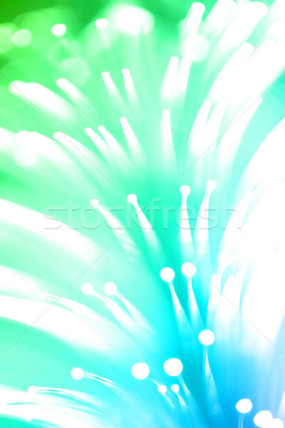 Optic luminos culori albastru verde perete Imagine de stoc © arcoss