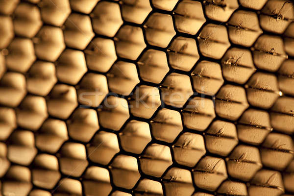 Stock photo: steel honeycomb