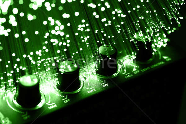 Сток-фото: волокно · оптика · свет · Места · технологий · радио