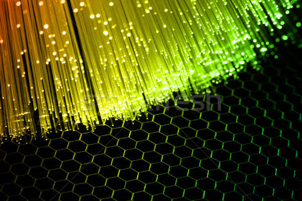 Méhsejt hálózat absztrakt fém űr hálózat Stock fotó © arcoss