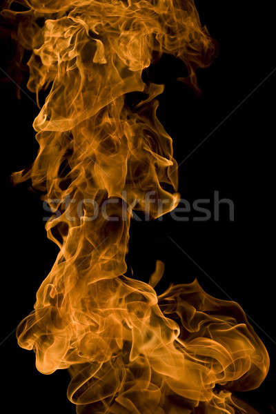 огня пламя черный обои пламени барбекю Сток-фото © arcoss