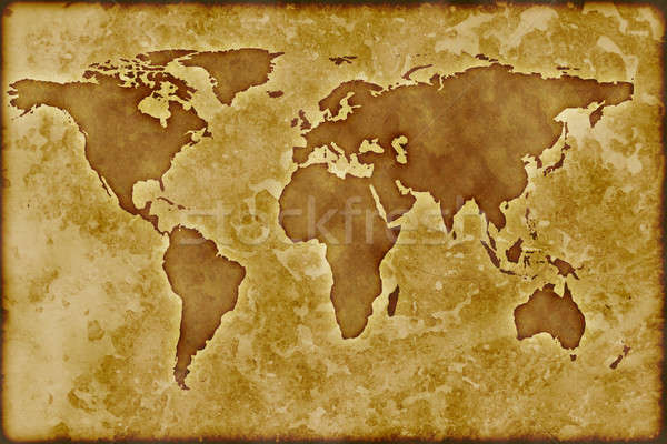 Old worldmap Stock photo © arcoss