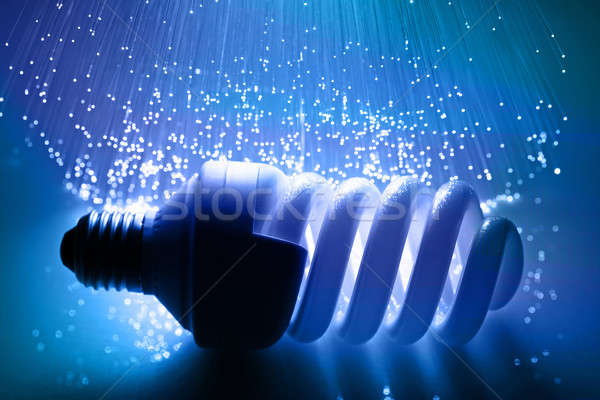 Fiber optics background with lots of light spots Stock photo © arcoss