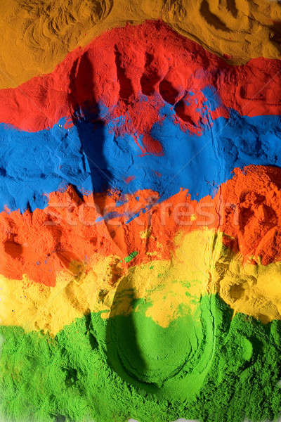 Color footprint Stock photo © arcoss