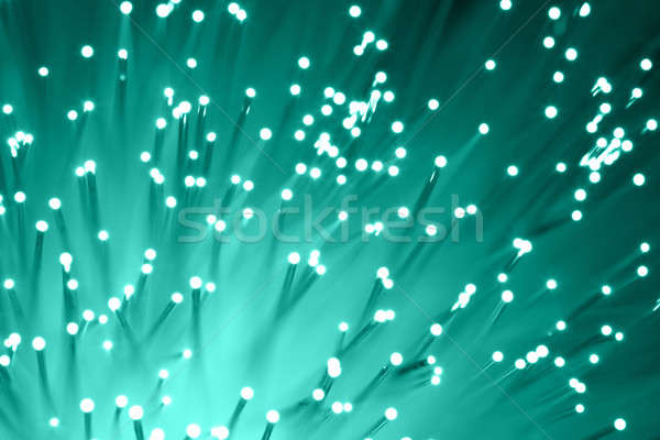 Stockfoto: Vezel · optica · licht · wereldbol · technologie