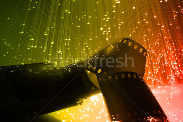 Rost optikai rost optika fény foltok Stock fotó © arcoss