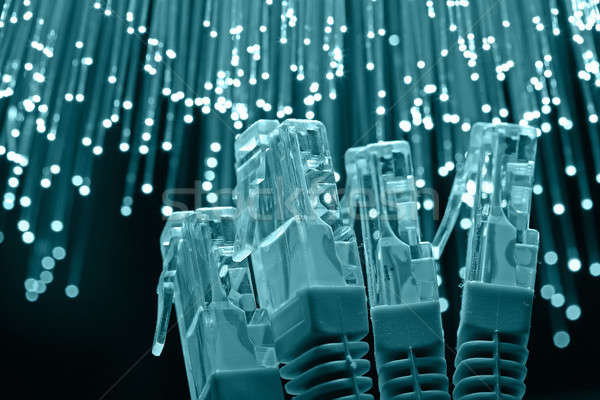 Stock photo: Fiber optics