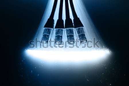 Fiber optics background with lots of light spots Stock photo © arcoss