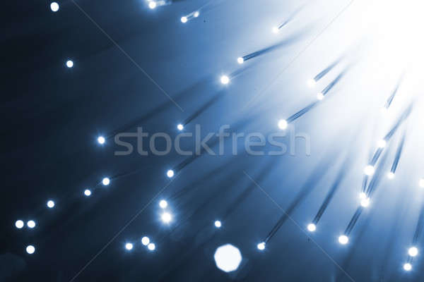 Włókno optyka świetle streszczenie projektu Zdjęcia stock © arcoss