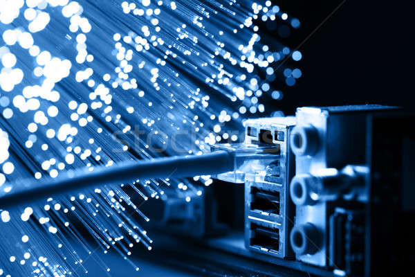 Stockfoto: Hoog · tech · technologie · kleur · internet · server
