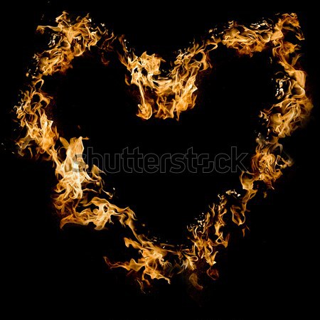 Blazing heart Stock photo © arcoss