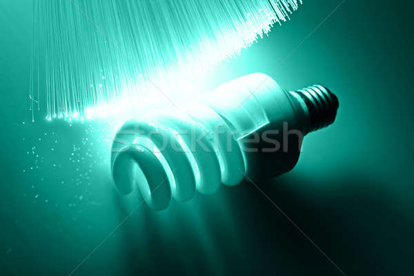 Fiber optics background with lots of light spots Stock photo © arcoss