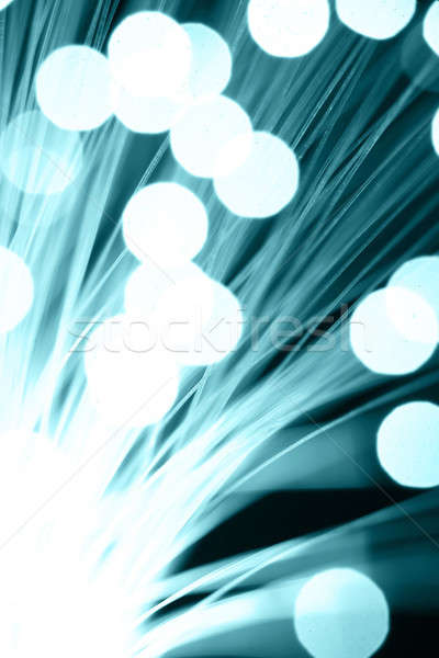 Włókno optyka świetle streszczenie projektu Zdjęcia stock © arcoss