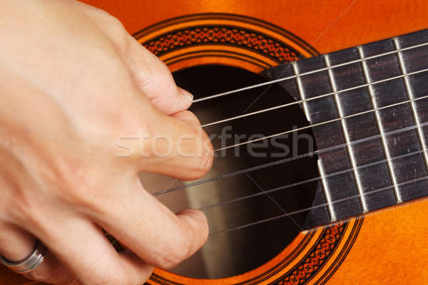Guitar player Stock photo © aremafoto