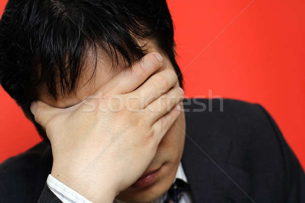 Stress businessman Stock photo © aremafoto